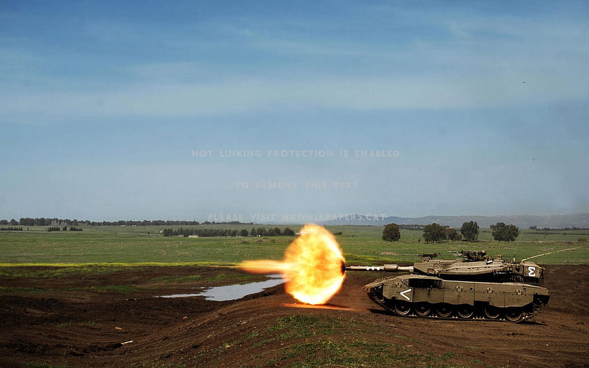 tank firing projectile muzzle flash, firing projectiles HD wallpaper