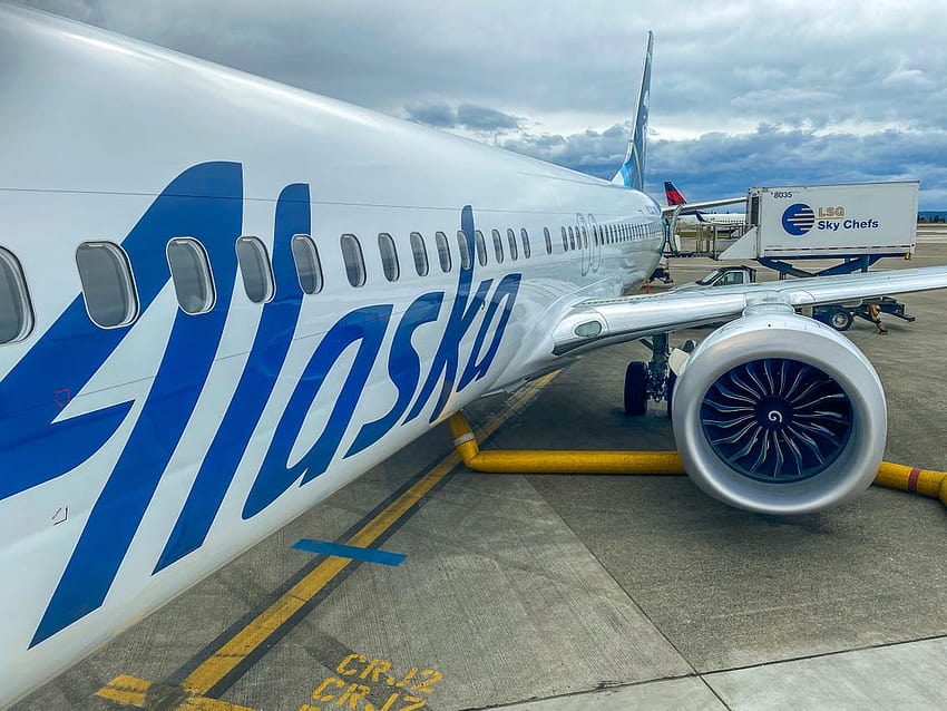 Voler sur un Boeing 737 Max d'Alaska Airlines; Critique Fond d'écran HD