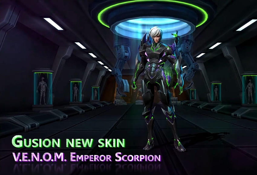 Jadi Kalajengking! Ini Dia Skin Gusion 'V.E.N.O.M. Emperor, gusion venom emperor scorpion HD wallpaper