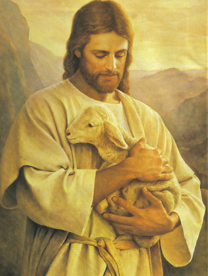 Исус, добрият пастир, Исус пастир HD тапет за телефон