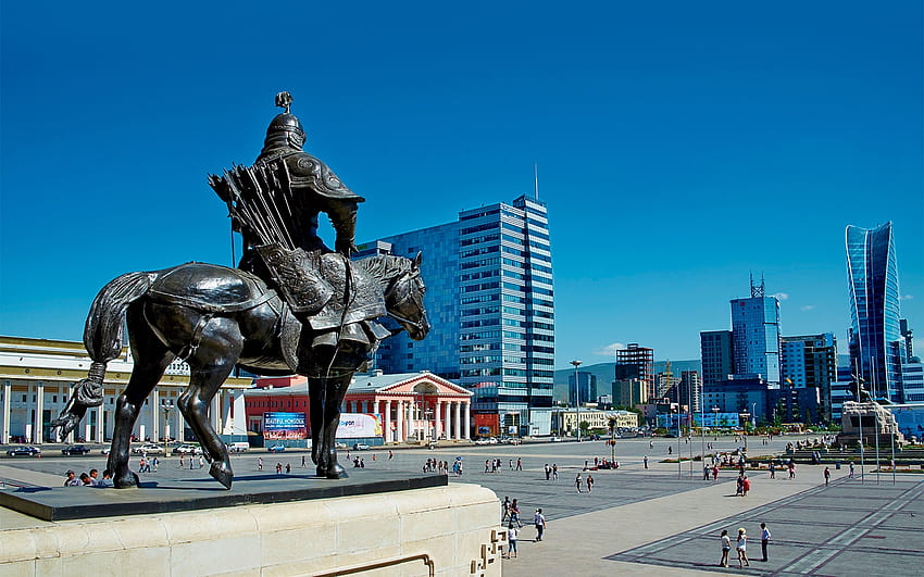 Viajando em Ulaanbaatar, Mongólia papel de parede HD