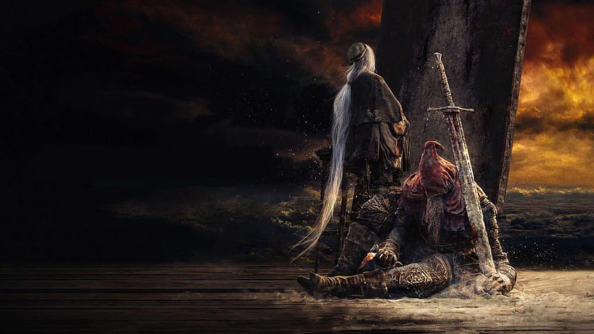Dark Souls III, Painter, Knight Gael, of Ariandel HD wallpaper
