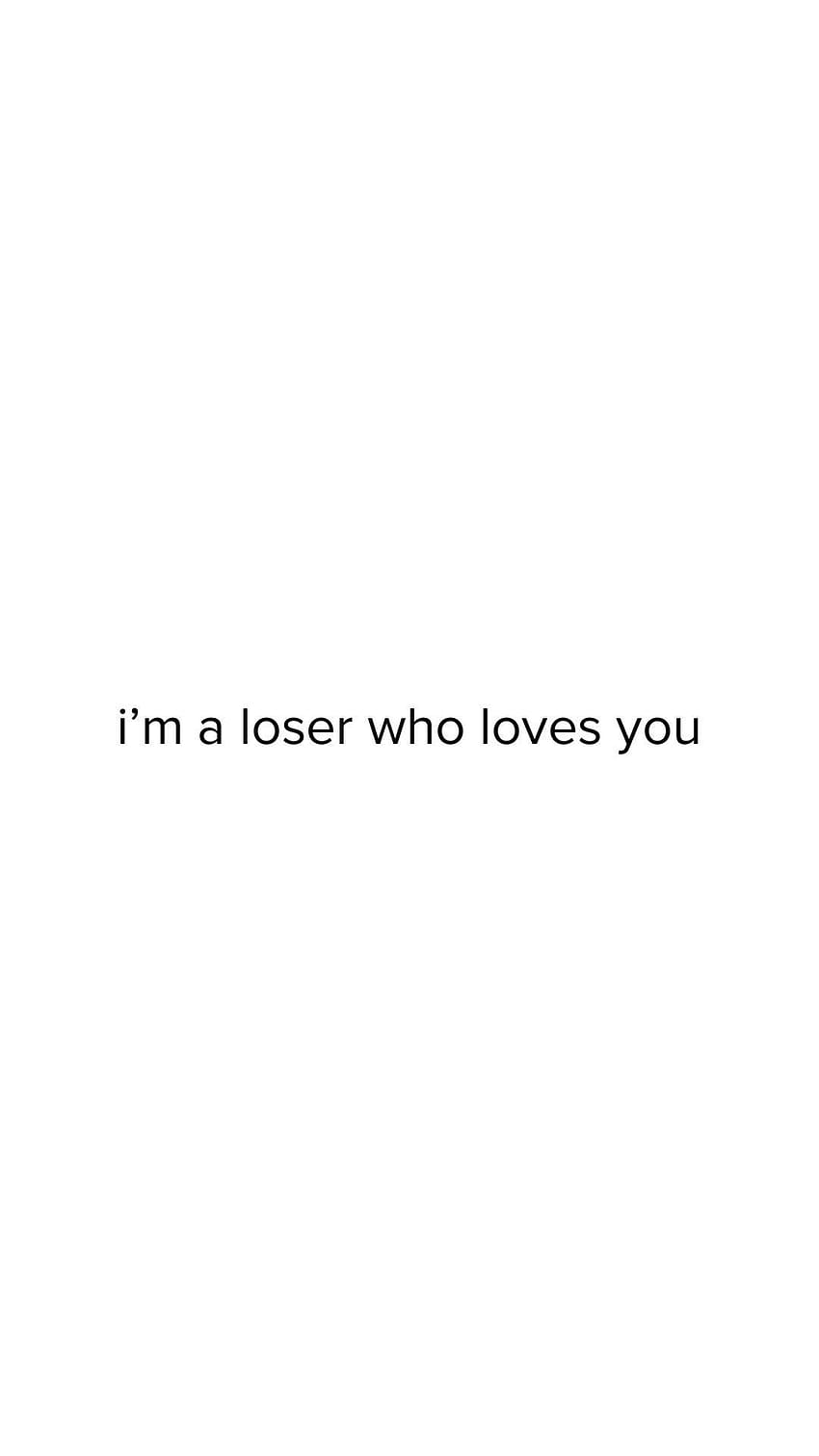 너를 사랑하는 찌질이 “I'm a loser who loves you.” Shine, looser HD phone wallpaper
