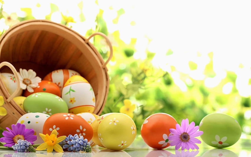 2 Best Happy Easter Backgrounds in PSD HD wallpaper