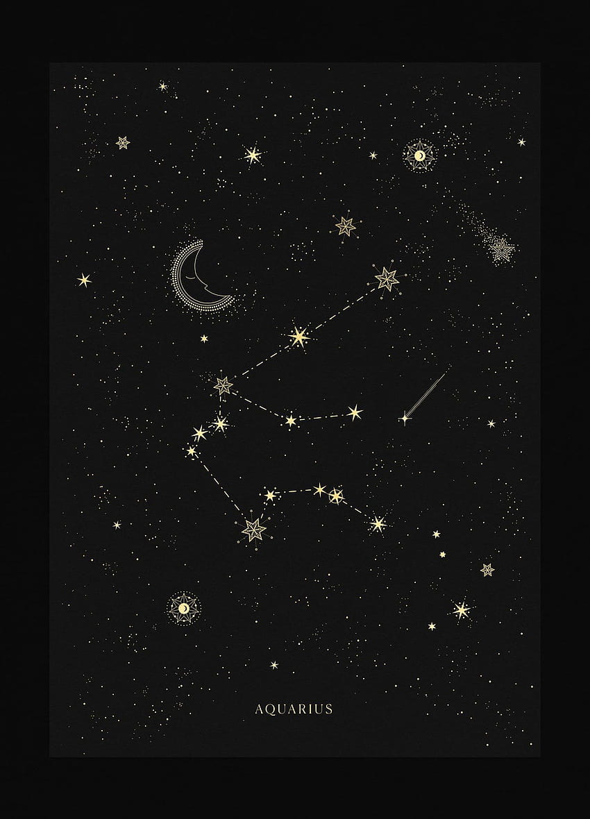 Aquarius Constellation in 2020, zodiac constellation HD phone wallpaper