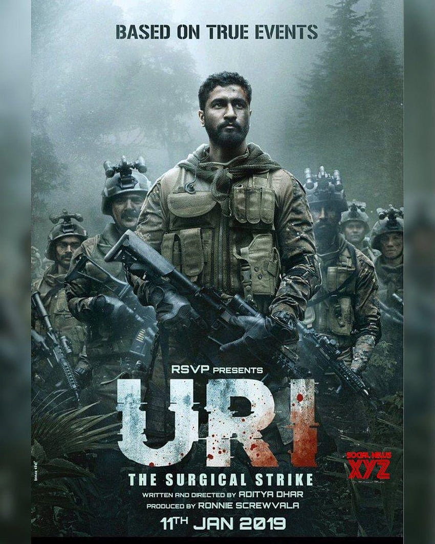 Uri Movie First Look Poster, uri the surgical strike HD тапет за телефон