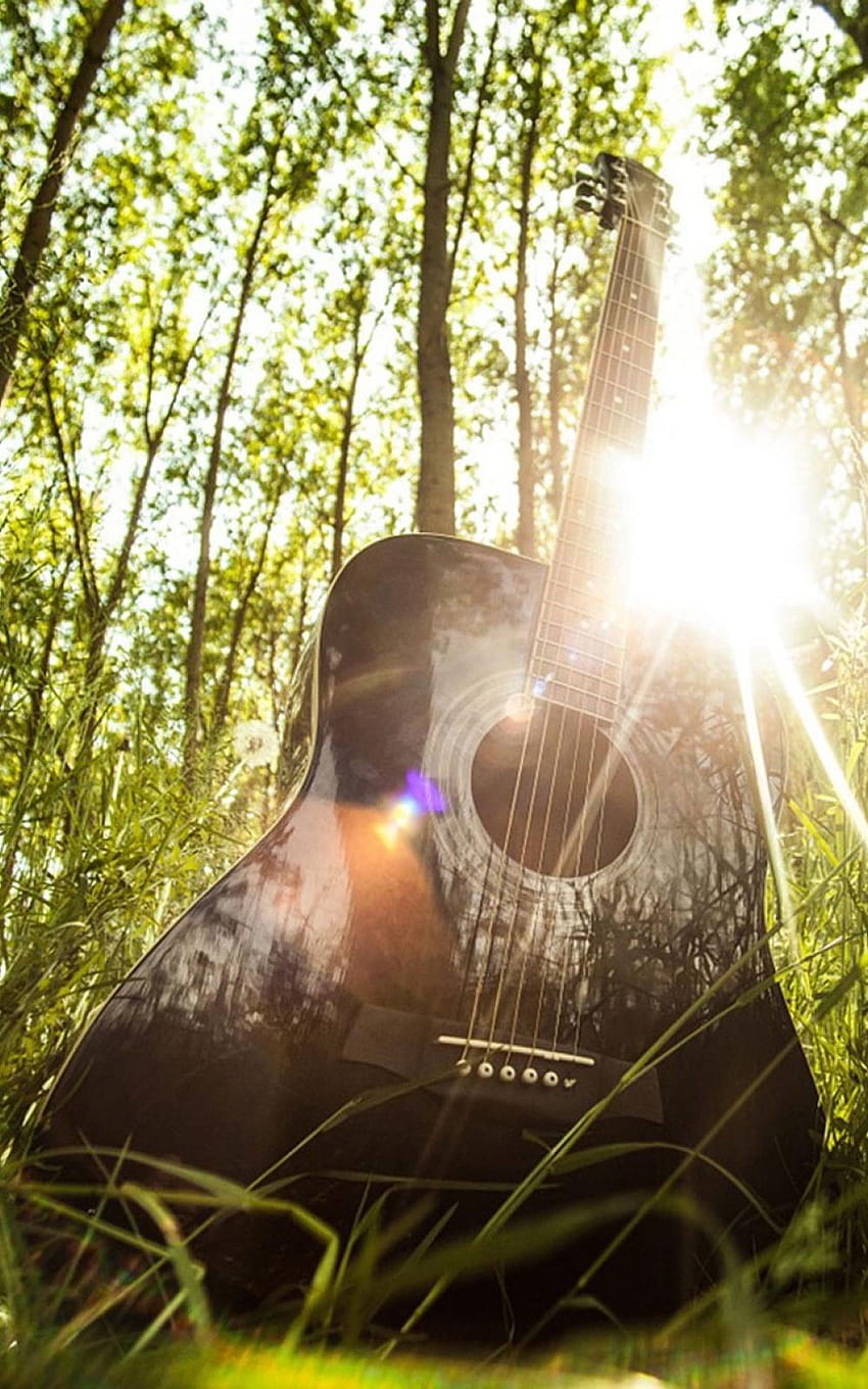 Acoustic Guitar, guitar android phone HD phone wallpaper