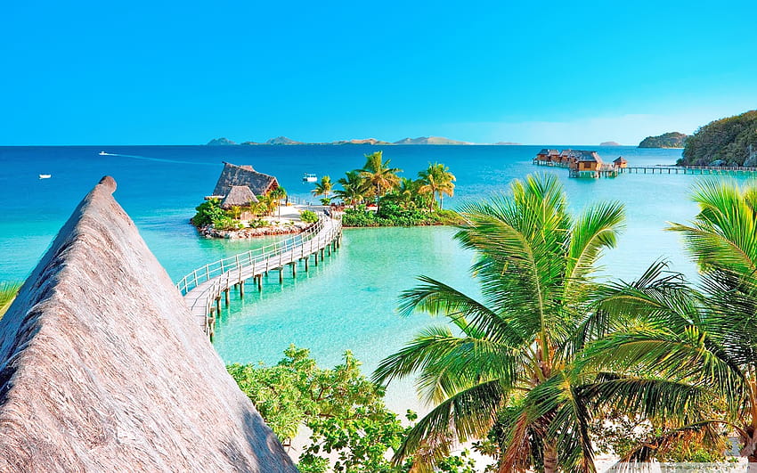 Tropical Resort Panorama ❤ for Ultra, tropical beach panorama HD wallpaper