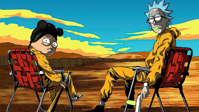 1366x768 Rick & Morty X Breaking Bad 1366x768 Resolution , TV Series , and Backgrounds, 1366x768 rick and morty HD wallpaper