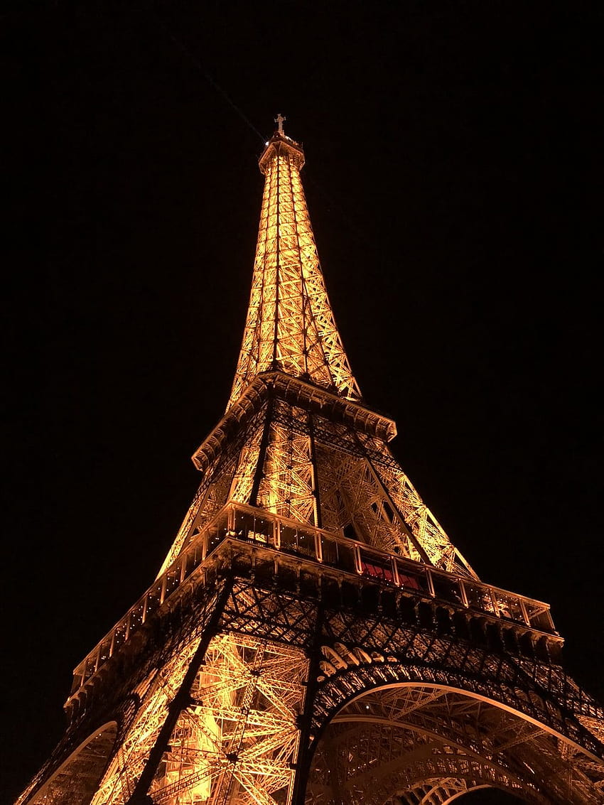 หอไอเฟลตอนกลางคืน ปารีสตอนกลางคืน วอลล์เปเปอร์โทรศัพท์ HD