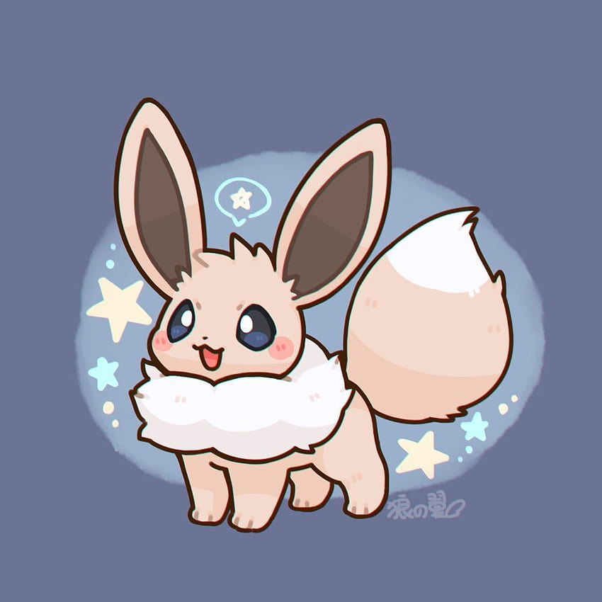 Eevee, o bebê Pokémon fofo Papel de parede de celular HD