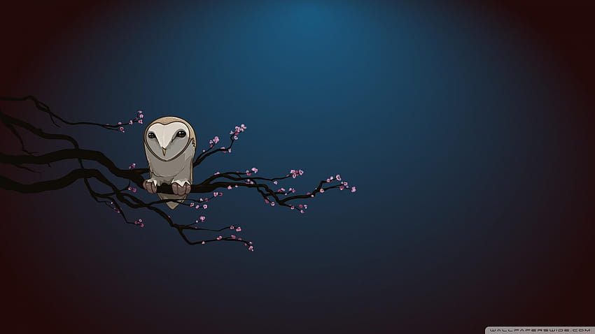 Masked Owl Vector Art ❤ for Ultra TV HD wallpaper