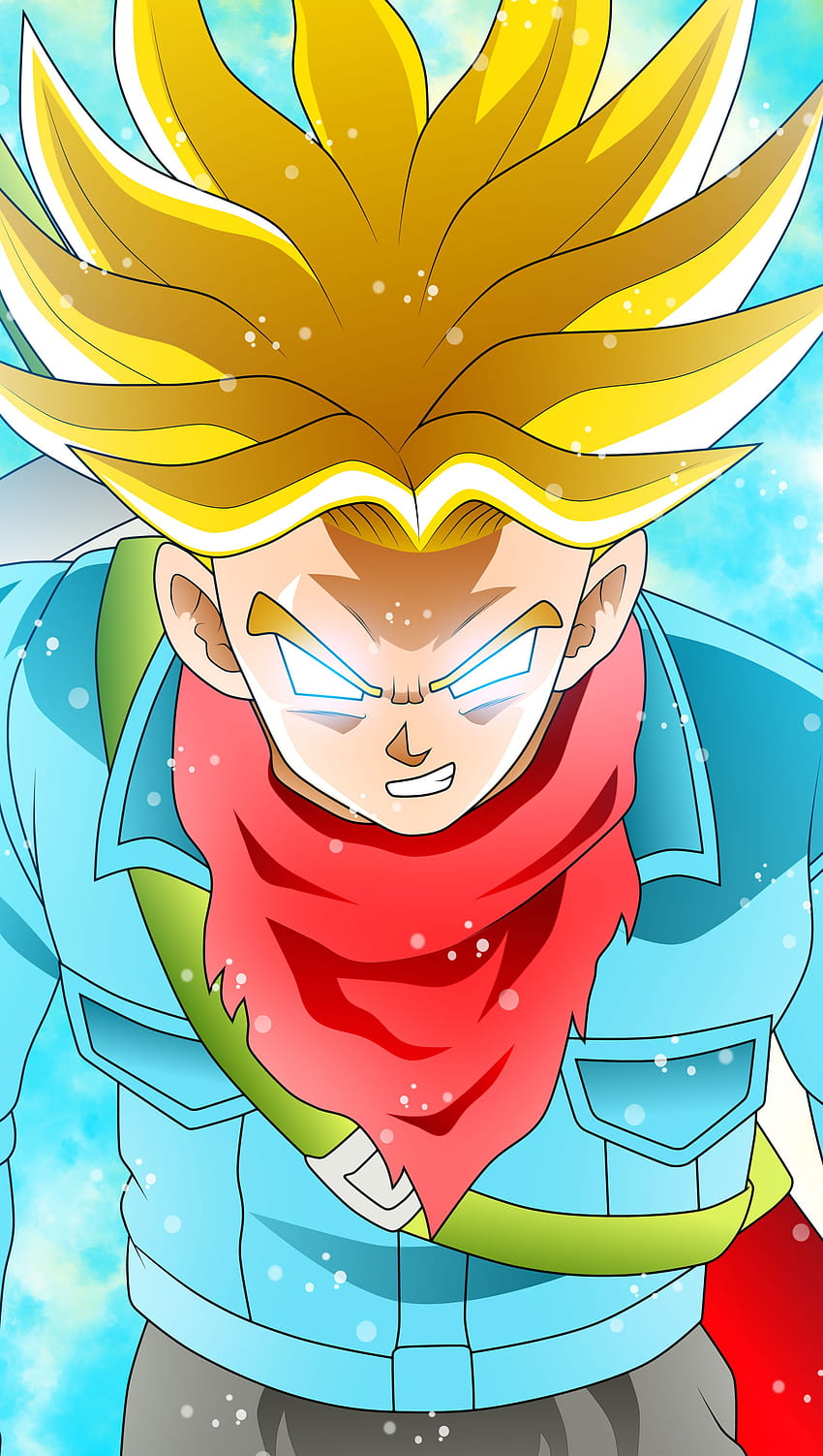 Trunks Super Saiyan Rage in Dragon Ball Super Anime ID:4670, trunks ssj HD phone wallpaper