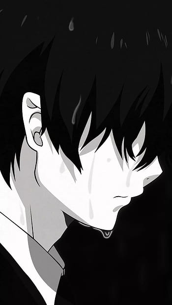 Depressed Anime Boy Profile, sad profile anime HD wallpaper