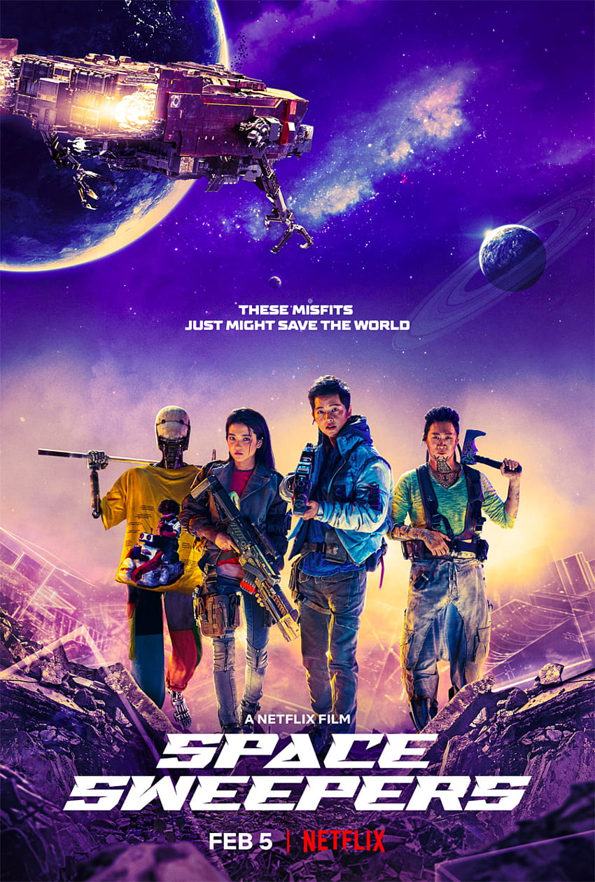 SPACE Sweepers: Review Film Netflix – Ferry memberitahu…, menyelamatkan film dunia wallpaper ponsel HD