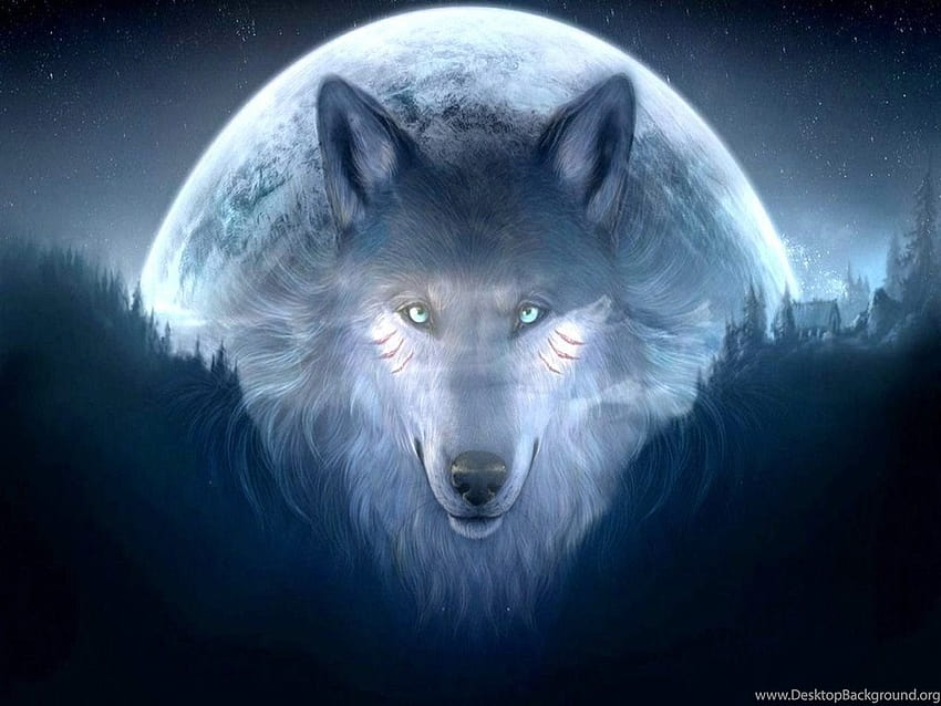 Fantasy Wolf 16 1024 X 768 stmednet [1024x768] para tu móvil y tableta,  lobos de fantasía fondo de pantalla | Pxfuel