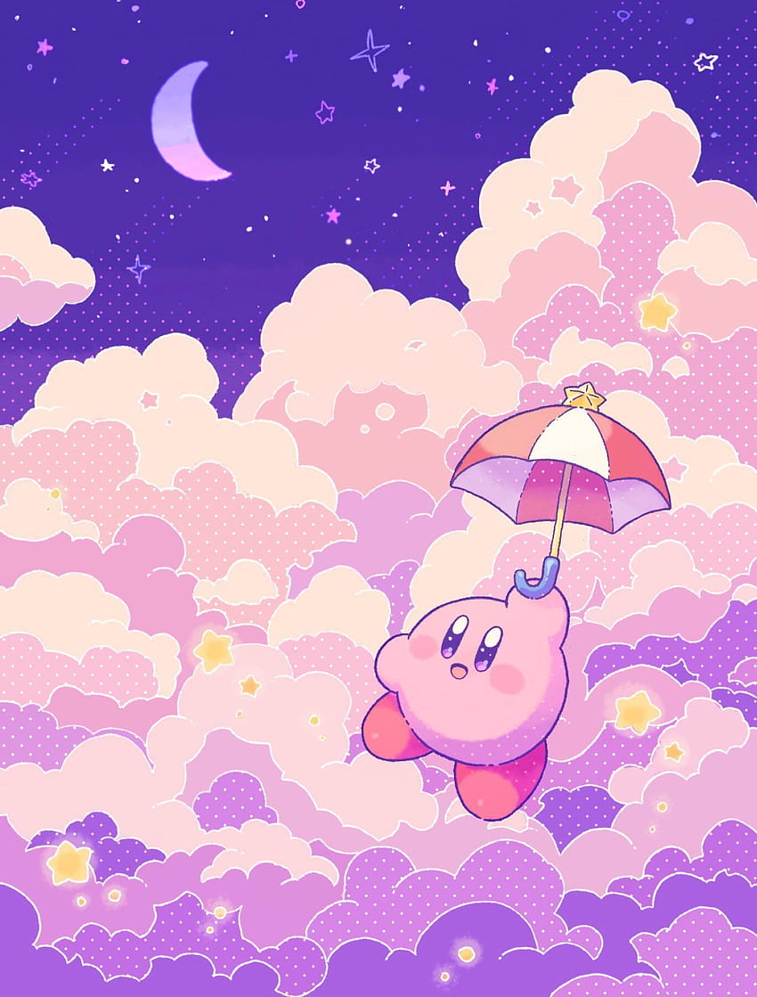Süßer Kirby HD-Handy-Hintergrundbild