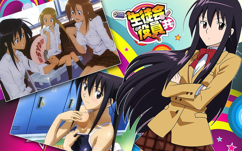 Shino Amakusa, seitokai yakuindomo HD wallpaper