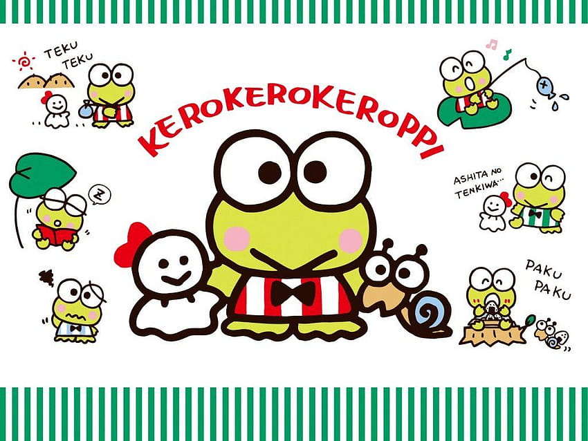 Sanrio, cute keroppi HD wallpaper