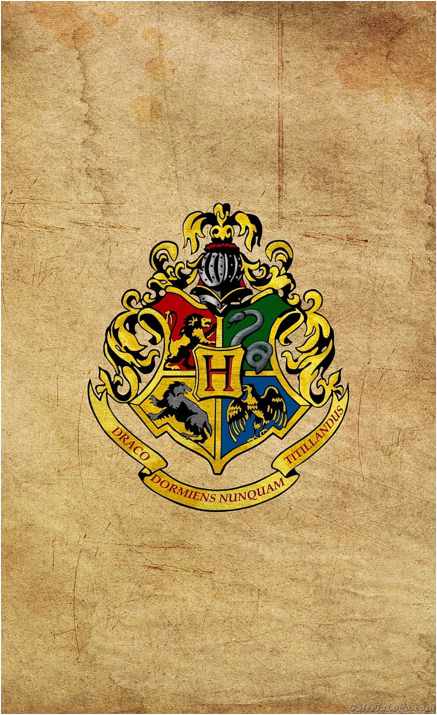 12 Hogwarts Crest ตราแผ่นดินฮอกวอตส์ วอลล์เปเปอร์โทรศัพท์ HD