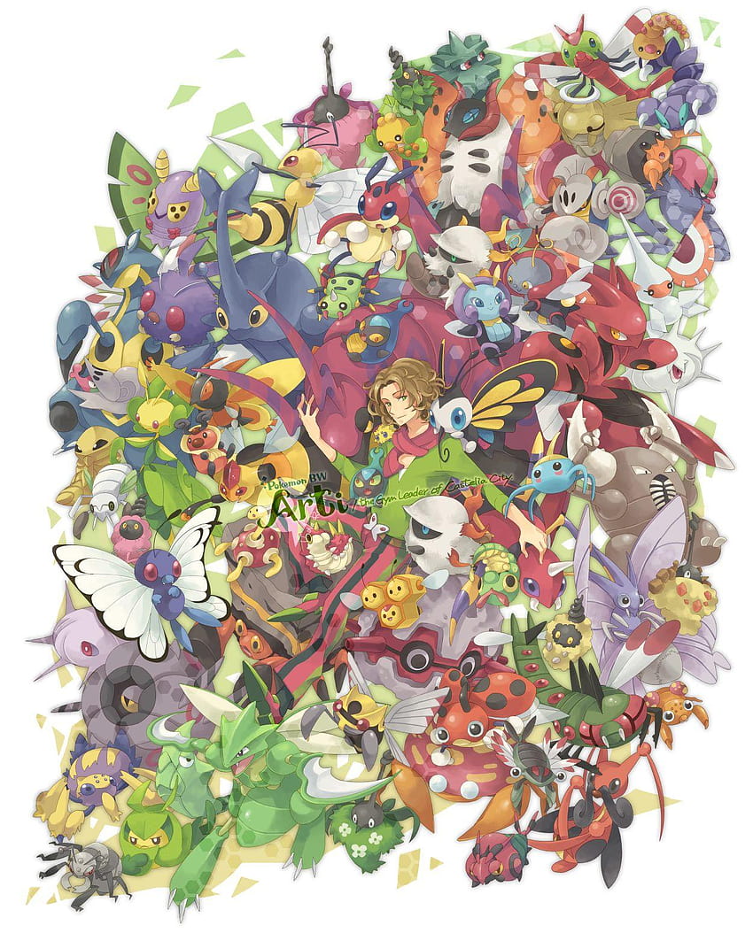 Pokémon Insects Pokemon and Arty! and backgrounds, bug pokemon HD phone wallpaper