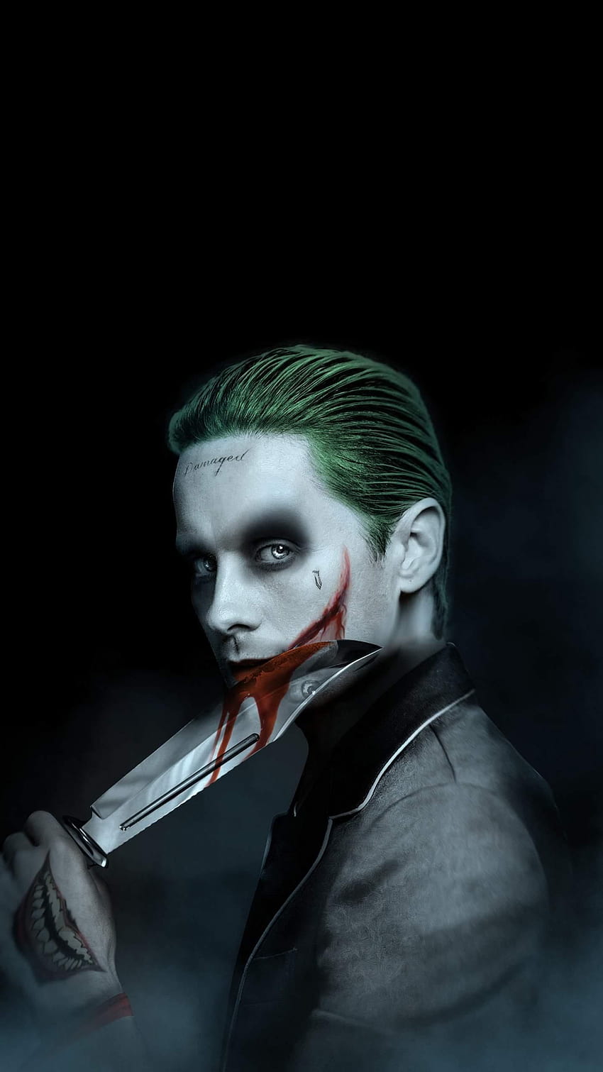 ทีมฆ่าตัวตาย Joker 3d, โจ๊กเกอร์ iphone 3d วอลล์เปเปอร์โทรศัพท์ HD