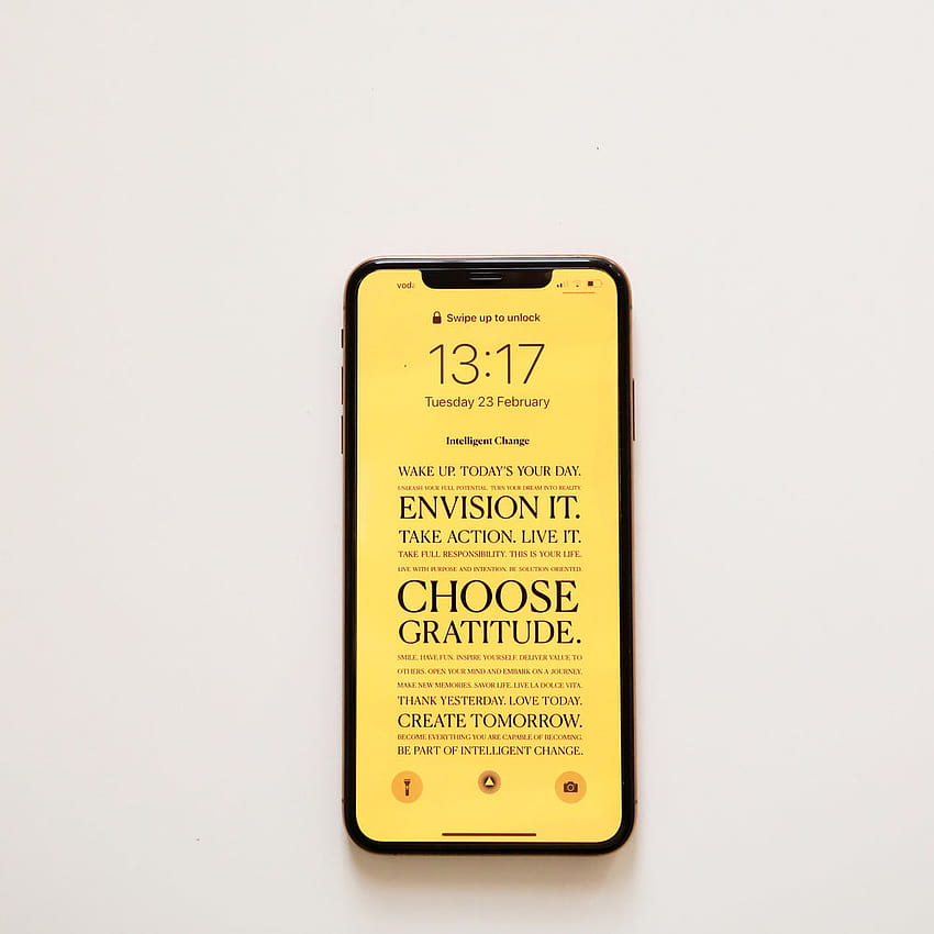 Choose Gratitude Phone – Intelligent Change HD phone wallpaper