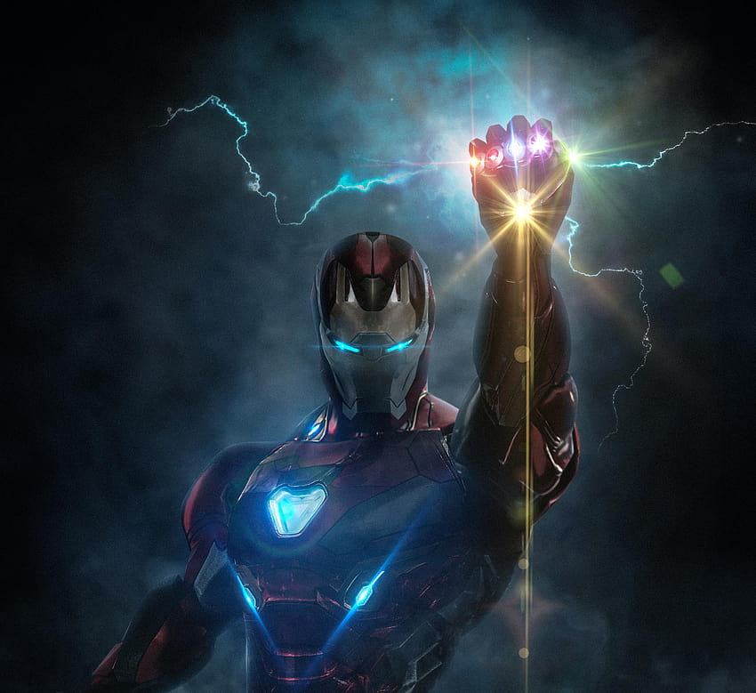 Iron Man, Infinity Gauntlet, , Creative Graphics, Iron Man Gauntlet Tapeta HD