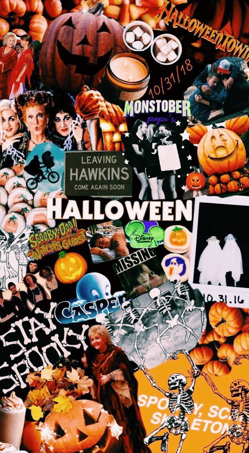 Halloween Collage, halloween and fall HD phone wallpaper | Pxfuel