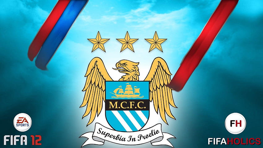 Logo Manchester City, man city HD wallpaper