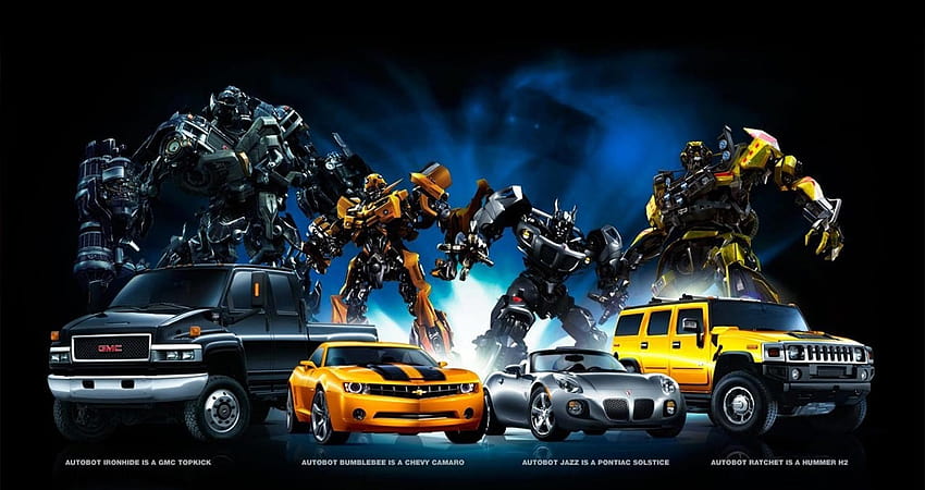 7 Transformers Autoboty, zapadka filmowa transformers Tapeta HD