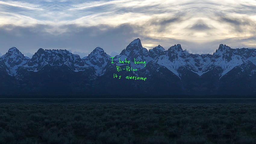 Copertina dell'album di Kanye West Sì, computer di Kanye West Sfondo HD