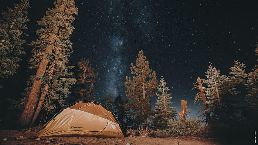 Campsite HD wallpaper