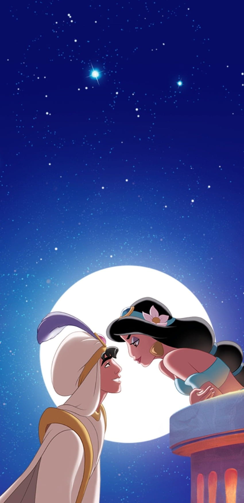 Aladdin & Jasmine, aladdin estetika wallpaper ponsel HD