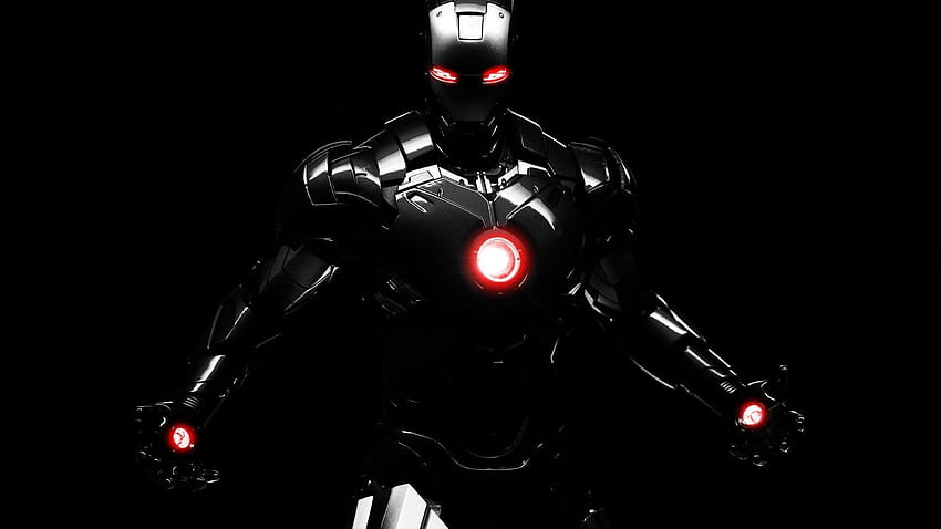 : Illustration, dunkel, Superheld, Iron Man, fiktive Figur 1920x1080, dunkler Superheld HD-Hintergrundbild