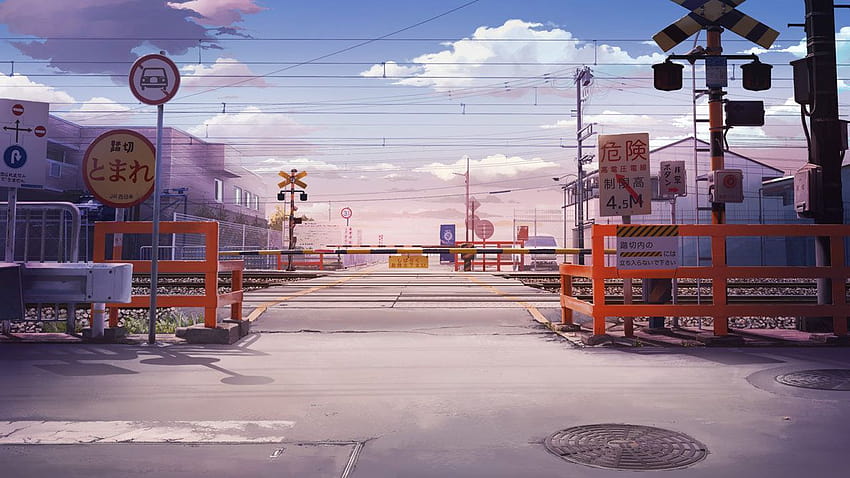 Anime Street on Dog, japon anime city street Fond d'écran HD