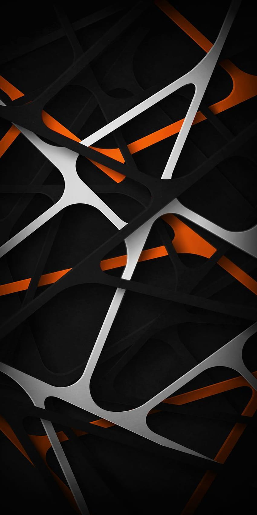 Paul Robertson dans Texture, mobile orange et noir Fond d'écran de téléphone HD