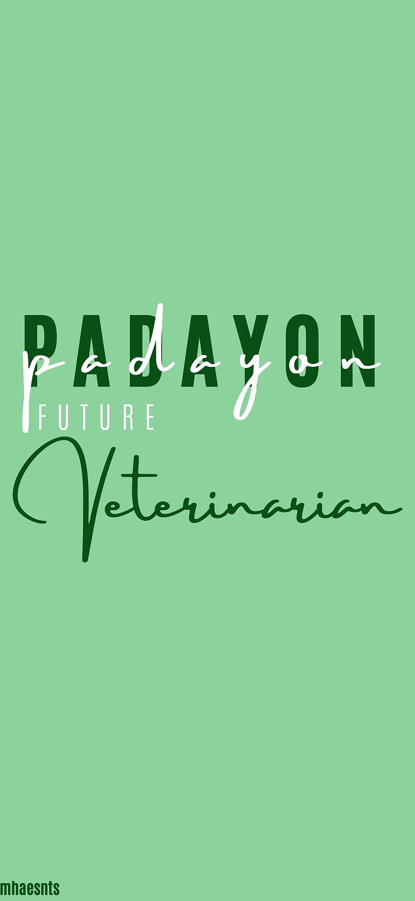 Padayon!!! Future Veterinarian HD phone wallpaper