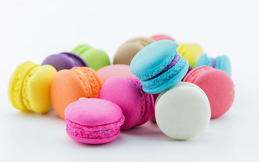 macaroons, sweets concepts, colorful biscuits, cookies, sweets, cakes with resolution 2880x1800. High Quality HD wallpaper