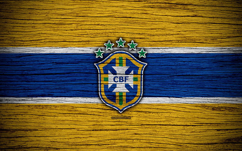Brazil national football team, logo, North, brazil logo HD wallpaper