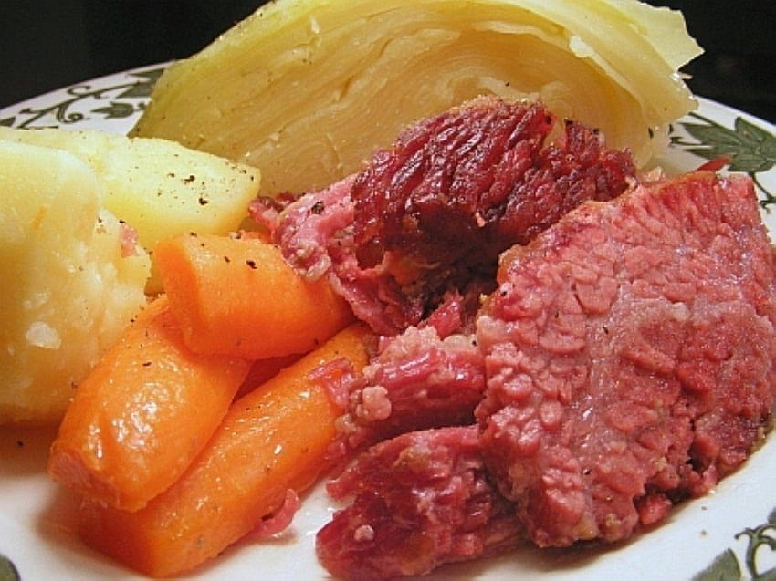 Corned Beef With Cabbage Recipe, corned beef and cabbage HD wallpaper