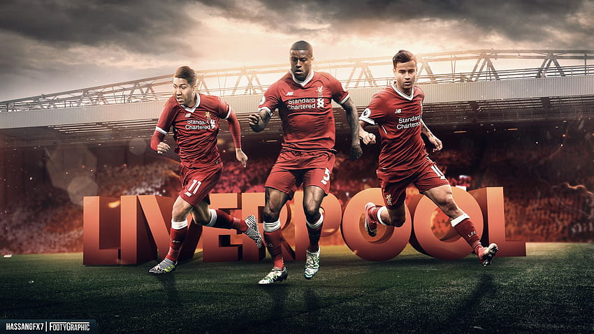 Liverpool 2018, Liverpool Salah Melena Firmino fondo de pantalla