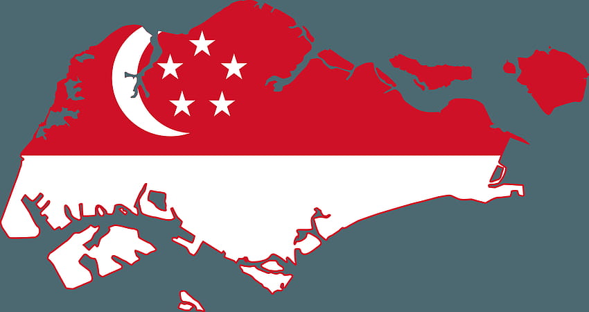 cool Singapore Map Flag, singapore flag HD wallpaper