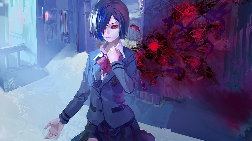 Anime Girl with Touka Kirishima Tokyo Ghoul for HD wallpaper