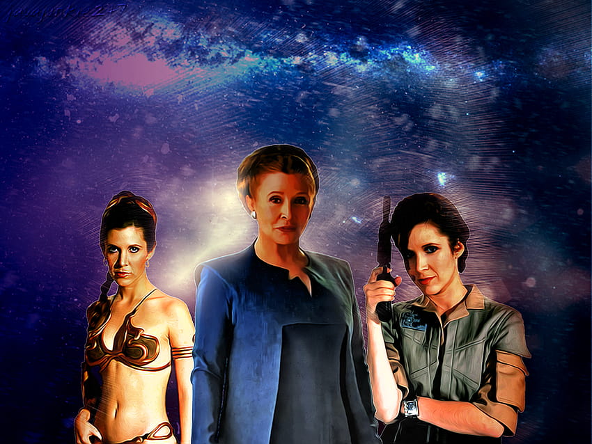 General Leia Organa Carrie Fisher Pack by JJ HD wallpaper