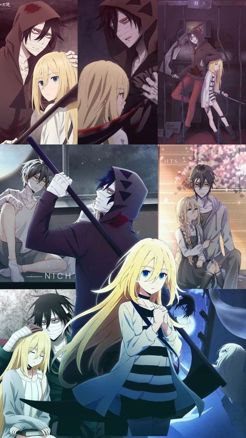 Satsuriku no tenshi, anjo e demônio, anime anjo vs demônio papel