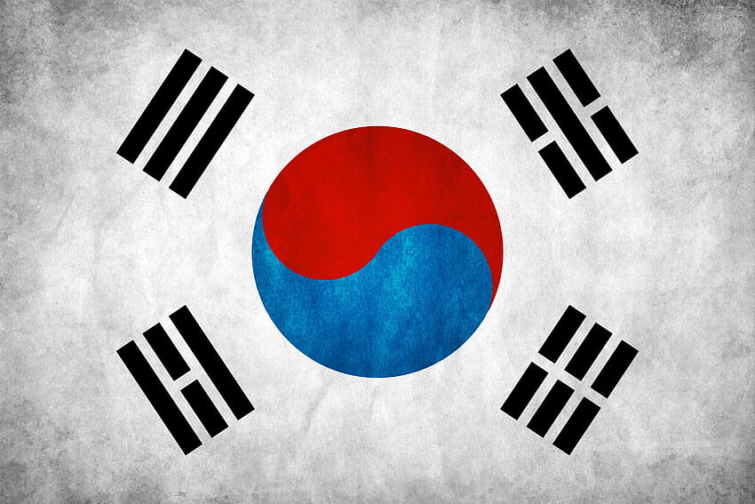 ธงเกาหลีใต้ ธงโลก วอลล์เปเปอร์ HD