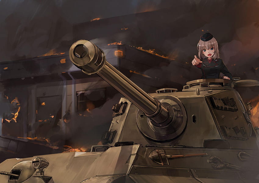 402 Girls und Panzer papel de parede HD