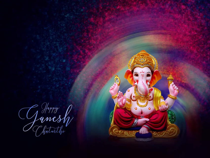Joyeux Ganesh Chaturthi 2021: , citations, souhaits, messages, cartes, salutations et GIF Fond d'écran HD