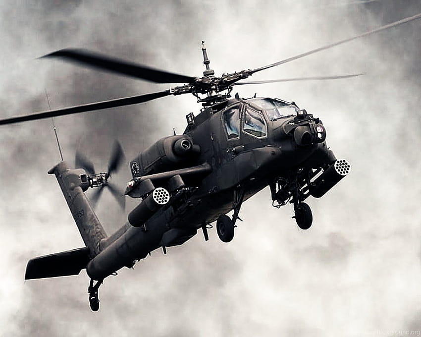 AH 64 APACHE 攻撃ヘリコプター 陸軍軍用兵器、軍用攻撃ヘリコプター 高画質の壁紙